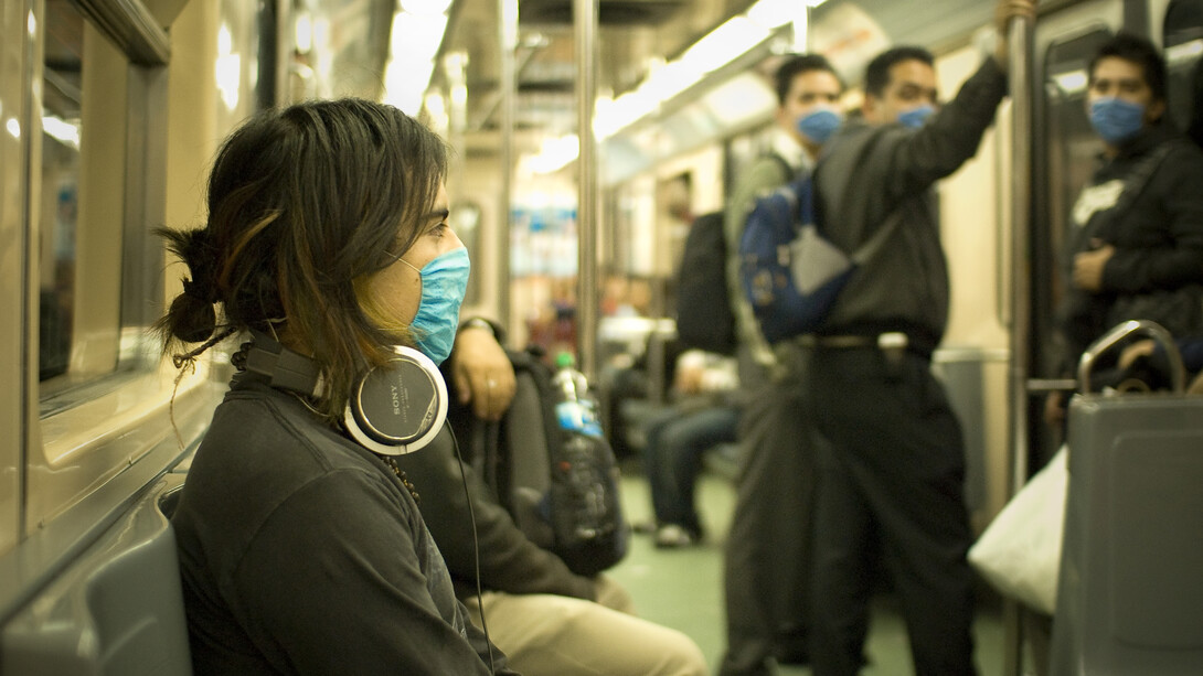 Pasajeros en el metro de Ciudad de México