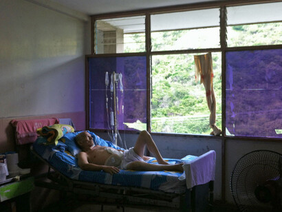 Paciente en un hospital venezolano