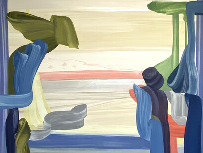 Mojé Assefjah, The silver plateau (detail), 2025. Courtesy of Heather Gaudio Fine Art