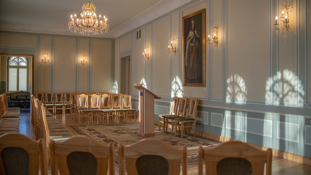 The returning relics, exhibition view. Courtesy of M. K. Čiurlionis National Museum of Art 