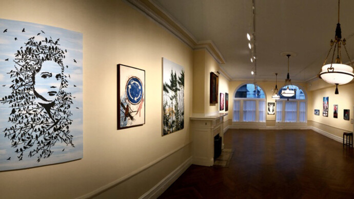 Down Town Summer Salon. Courtesy of Woodward Gallery
