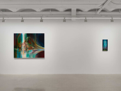 Haley Josephs, Love of waters, exhibition view. Courtesy of Almine Rech Gallery