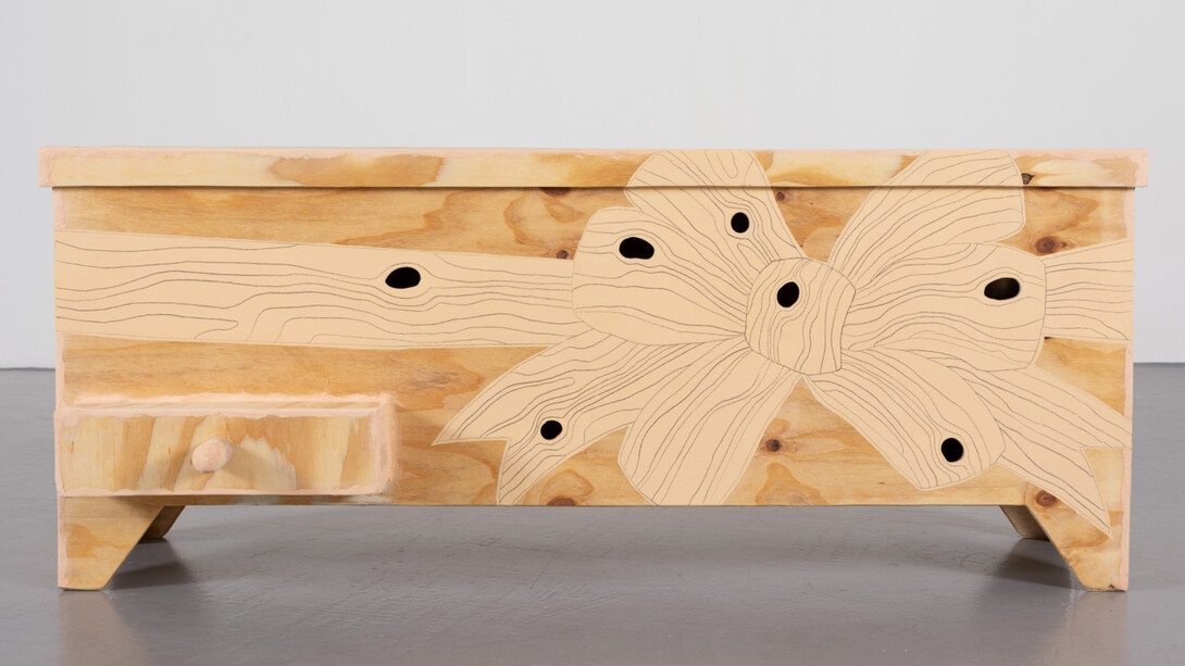 Hannah Fitz, Pinocchio’s Bitter End (Lying Knows What Eye Nose Knot). Courtesy of Kerlin Gallery