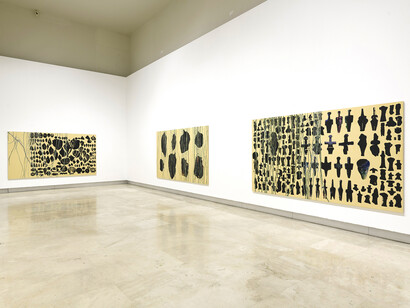 Pietro Ruffo, L'ultimo meraviglioso minuto (the wonderful last minute), exhibition view. Courtesy of Palazzo Esposizioni Roma