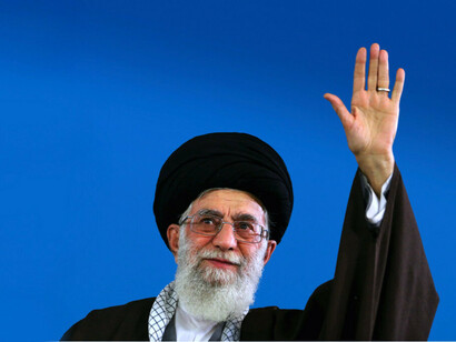 El ayotolá Jamenei, líder supremo de Irán desde la muerte de Jomeini en 1989