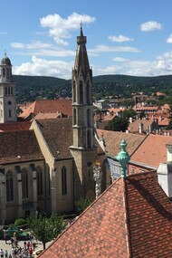 Panorama della città dall’alto della Torre Civica, Sopron, Ungheria. Foto di Flavius Roversi