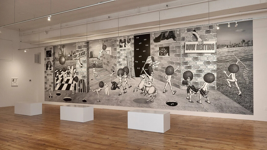 Jake Troyli, Fine line, exhibition view. Courtesy of Project for Empty Space