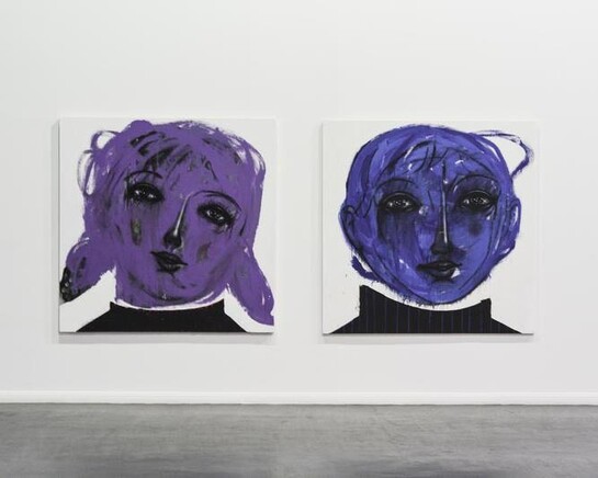 Mohannad Orabi, Exhibition view. Courtesy of Ayyam Gallery