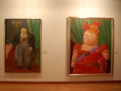 Sala del Museo Botero en Bogotá, Colombia