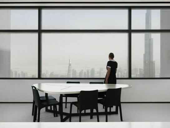 Isaac Julien, Horizon / Elsewhere (Playtime), 2013, Endura Ultra Photograph, 160 x 240 cm,
63 x 94 1/2 in, Edition of 6 plus 1 AP, Courtesy the Artist, Victoria Miro, London & Metro Pictures, New York. © Isaac Julien