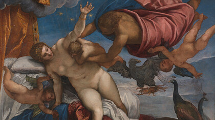 Jacopo Tintoretto; El orígen de la Vía Láctea, c. 1575, National Gallery, Londres, RU