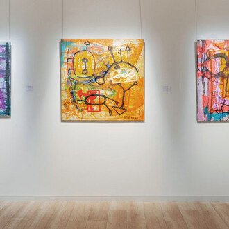 Reminiscences of the Mekong River. Courtesy of Galerie Dumonteil