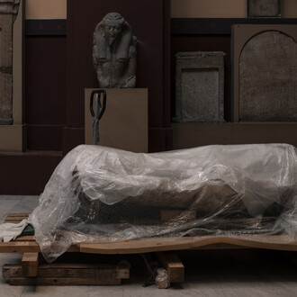 Sara Sallam, They placed the tiles afterwards, 2021–ongoing. Courtesy of Museum für Kunst und Gewerbe Hamburg