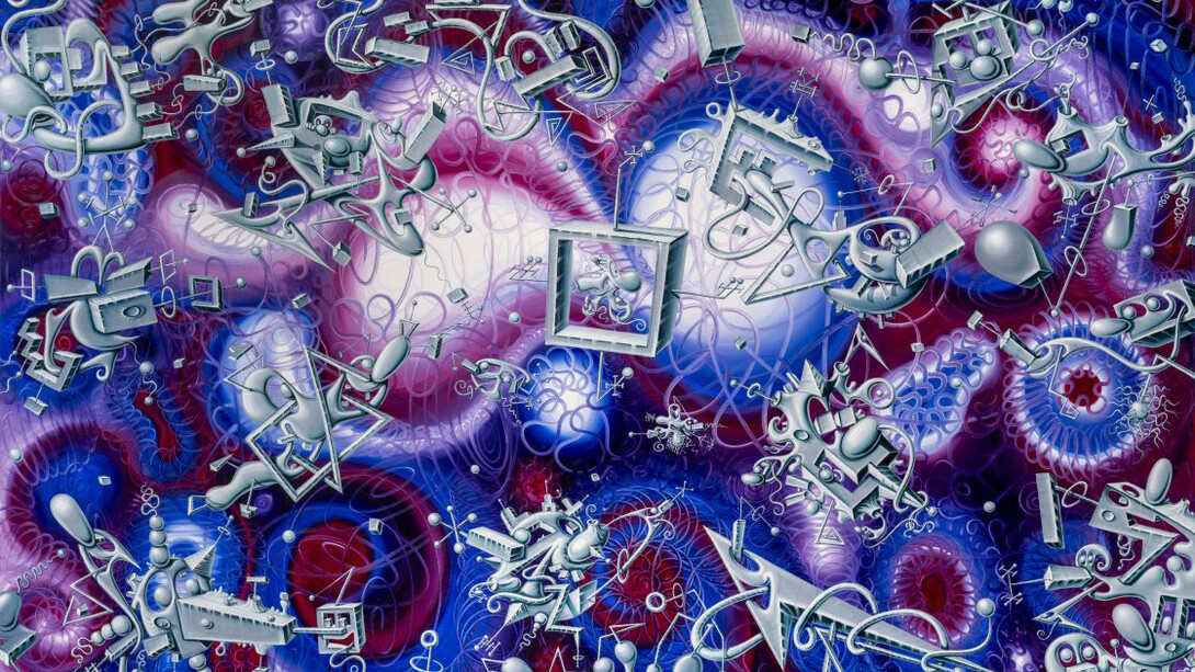 Kenny Scharf, Organibotz (detalle), 2025. Cortesía del Museo Nacional Thyssen-Bornemisza