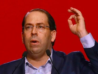 Youssef Chahed, primer ministro de Túnez