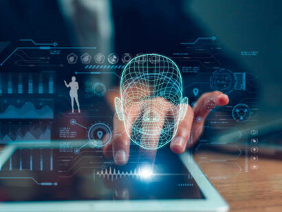 The process of creating a human replica by mimicking facial expressions, often through methods like face swapping or impersonation