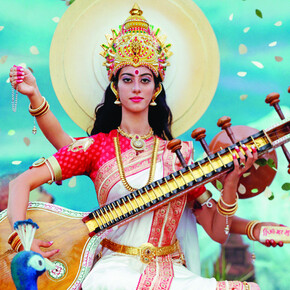 Manjari Sharma, Maa
Saraswati, 2013. Courtesy of the San Antonio Museum of Art 