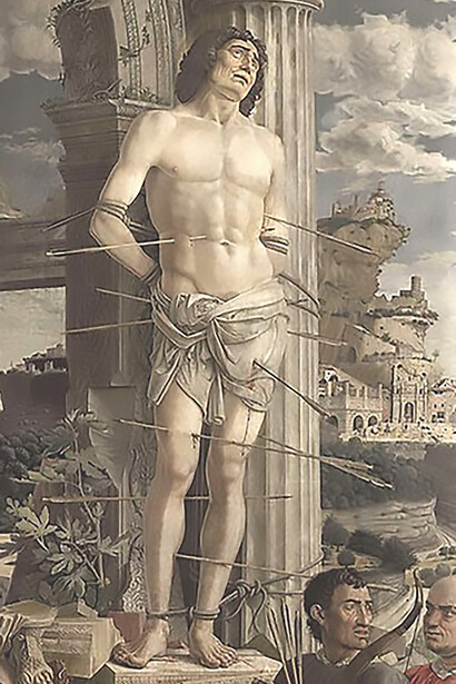 Andrea Mantegna, “Saint Sebastian”, 1480 (Louvre)