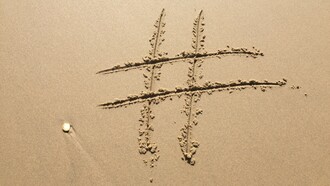 Hashtag en la arena (suena bien como título de una película)