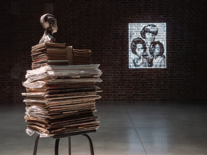 Lorna Simpson, Third person, exhibition view. Courtesy of Punta della Dogana