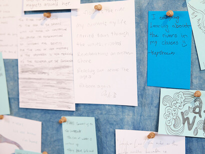 Various artists, Make the river present, exhibition view. Courtesy of CAM