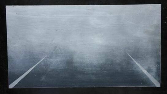 Jelena Tomašević, Apparent servitude, 2009-2010, mixed media on 3mm steel, 30 x 50 cm