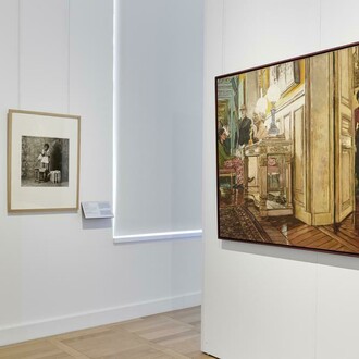 Visages parisiens, vue d'exposition. Avec l'aimable autorisation du Musée Carnavalet