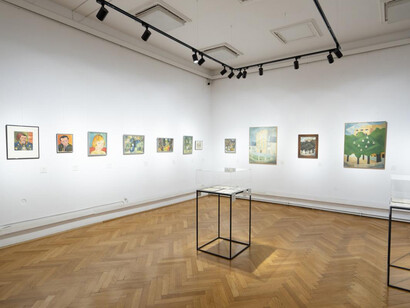 Adela Petrescu, The geometry of a pictorial dream, exhibition view. Courtesy of Ivan Gallery 