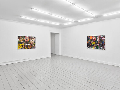 Devin Troy Strother, B M W (A black man’s wish), exhibition view. Courtesy of Ruttkowski;68