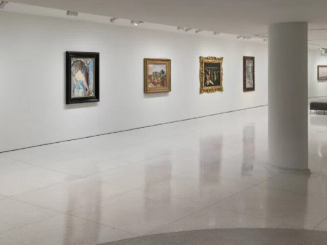 Thannhauser Collection, Exhibition view. Courtesy of Guggenheim Museum
 