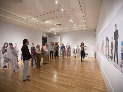 Family Album: New Work by Gonkar Gyatso in collaboration with photographer, Zhadui 
Veduta dell’installazione presso il Michael C. Carlos Museum della Emory University di Atlanta, Georgia
Photos courtesy of Pearl Lam Galleries and Studio GG