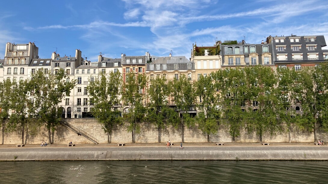 LÎle Saint-Louis, Parigi, Francia, foto di Flavius Roversi