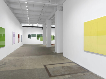Kate Shepherd, ABC and sometimes Y, exhibition view. Courtesy of Galerie Lelong