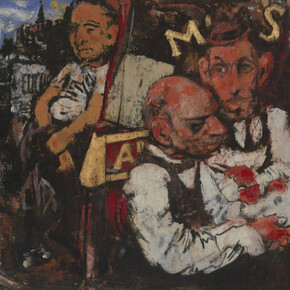 Jack Levine, Street Scene No. 1, 1938. Courtesy of Museum of Fine Arts, Boston