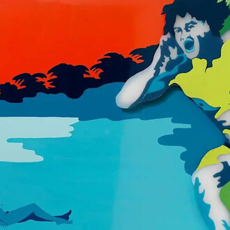 Evelyne Axell, L’appel (detail), 1972. Courtesy of the Fondation Carmignac