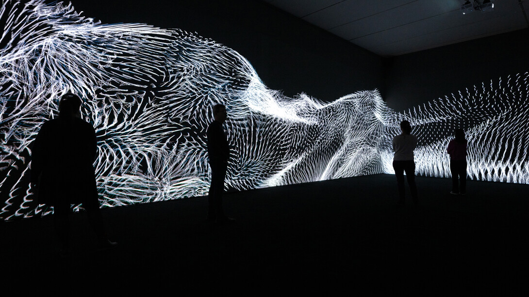 Various artists, Univers programmés [Programmed universes], exhibition view. Courtesy of macLyon