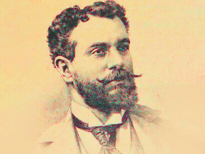 Ritratto Eleodoro Ortiz de Zárate (1865-1953), musicista e compositore cileno