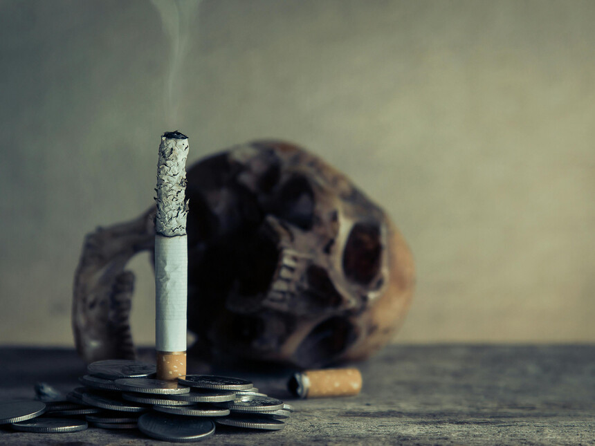 Don't smoke behind my back