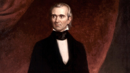 James K. Polk, presidente de los EE. UU. que dirigió una guerra e invasión contra México en la que le arrebató todo lo que ahora se conoce como Suroeste de Estados Unidos
