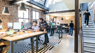 The startup workforce is fully immersed in the day-to-day operations