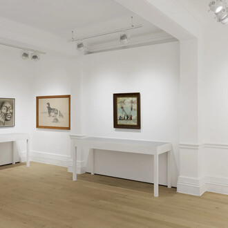 Various artists, Seeds of surrealism: women of monsieur ozenfant’s academy, exhibition view. Courtesy of Richard Saltoun Gallery