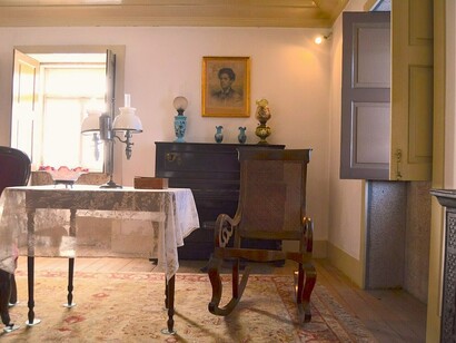 Quarto da casa de Camilo Castelo Branco, em Famalicão, Portugal