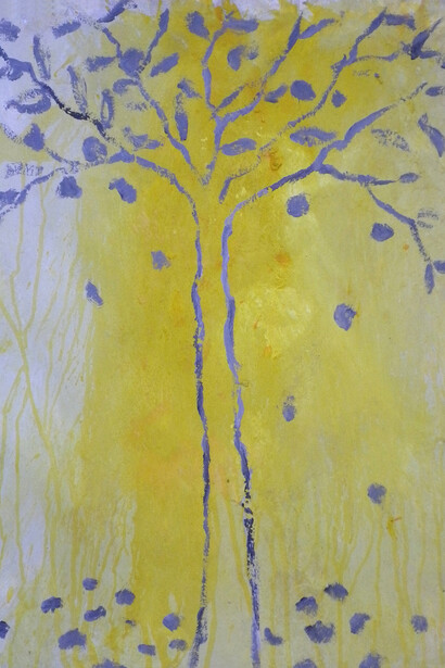 Urbano, Biombos e outras janelas, #12,2015, técnica mista sobre papel, 85x