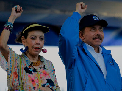 Rosario Murillo y Daniel Ortega, vicepresidenta y presidente de Nicaragua