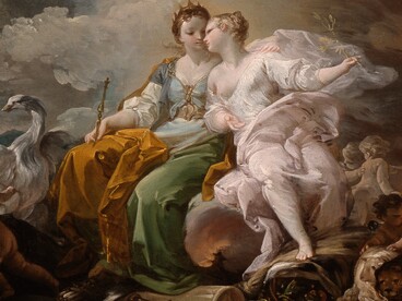 Corrado Giaquinto, Allegoria della pace e della giustizia, 1753-54. Indianapolis Museum of Art, USA