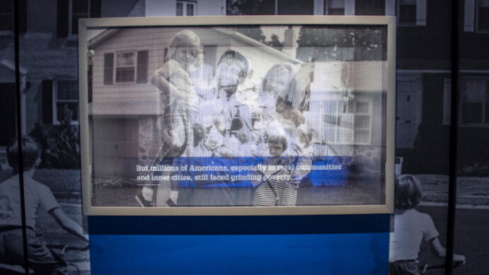Civil Rights, Exhibition view. Courtesy of LBJ Presidential Library