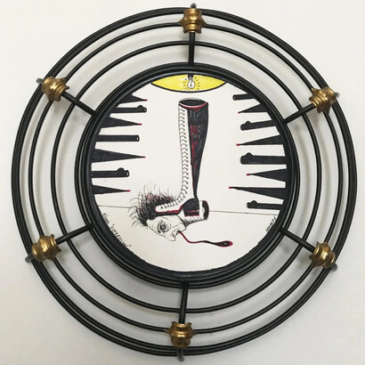 Luis Cruz Azaceta, Oppression, 2020. Courtesy of Pan American Art Projects Gallery