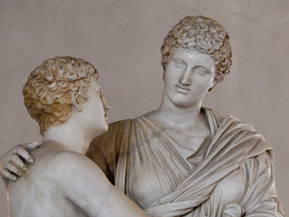 Menelao, Orestes y Electra, Palacio Altemps, Roma, Italia

Sacrificaste un tierno porvenir   
para erigirte espada  justiciera,   
sublimaste el amor   
para morir odiando