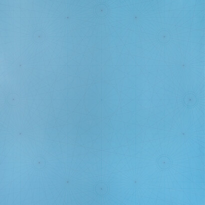 David Renaud, série Marteloires, 2014, acrylique et mine de plomb sur papier, 170 cm x 147 cm, Courtesy Galerie Anne Barrault
