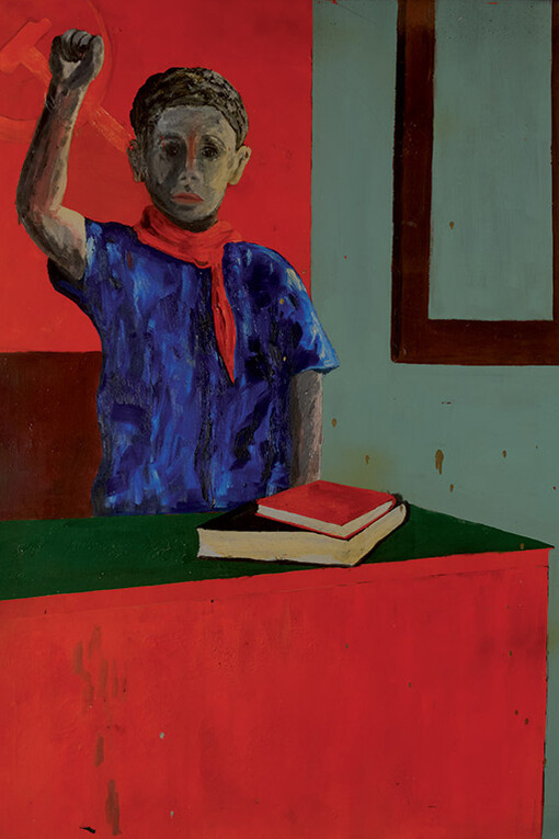 Franco Angeli, Senza titolo,
tecnica mista su tela,
100 x 80,
1968, dettaglio